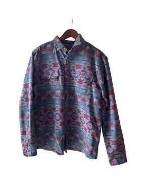 Alesbury 100% Cotton Aztec Print Shacket - Size L